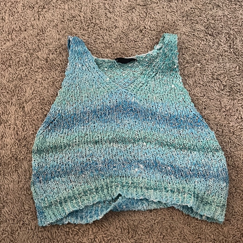 Knit crop top
